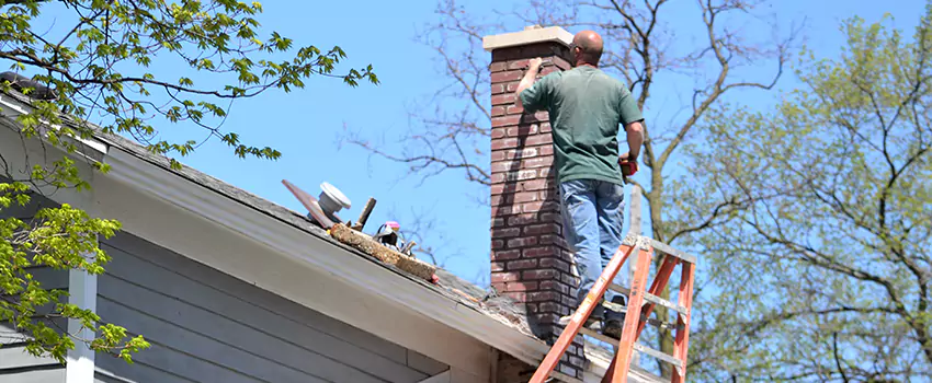 Vinyl and PVC Chimney Flashing Installation in Plattsburgh, NY