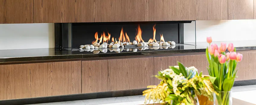 Double-height Fireplace Design Refurbishment in Plattsburgh, New York