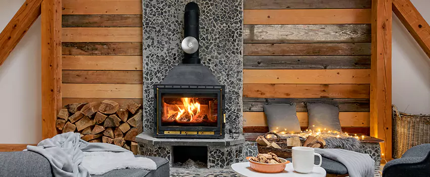 Thelin Hearth Products Direct Vent Gas Stove Fireplace Inspection in Plattsburgh, New York